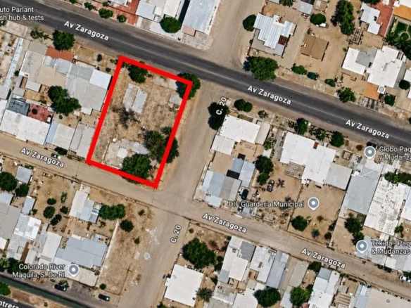 Terreno en venta en esquina Zaragoza y calle 20, S.L.R.C. Sonora