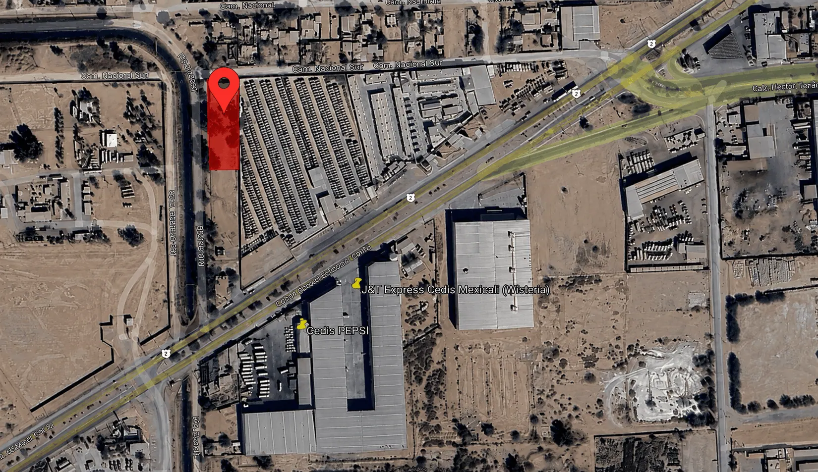 Terreno con Almacén en venta en Colonia Wisteria, Mexicali B.C.