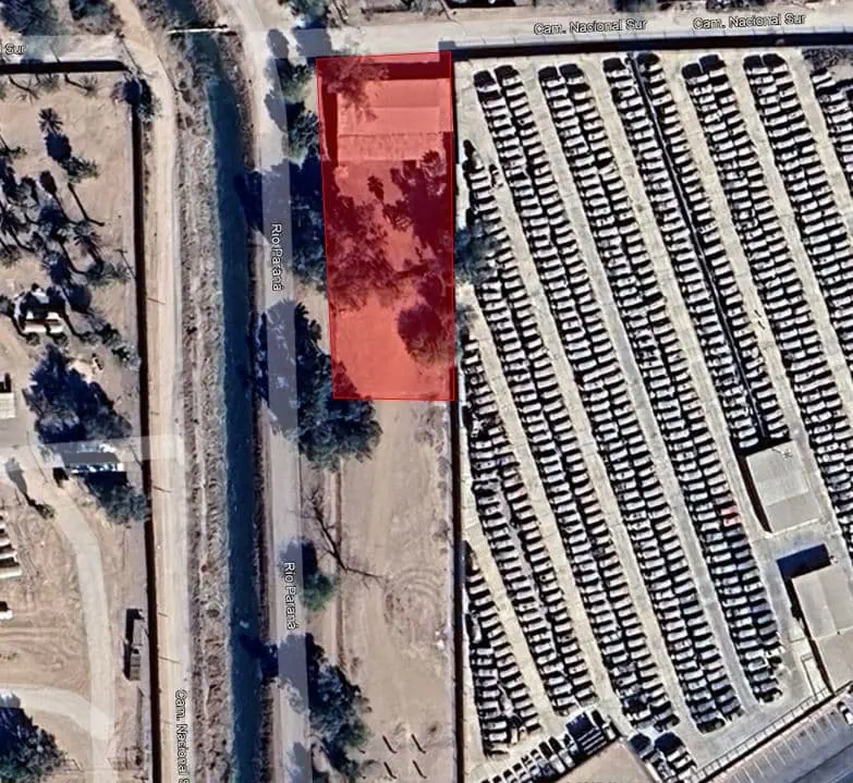 Terreno con Almacén en venta en Colonia Wisteria, Mexicali B.C.