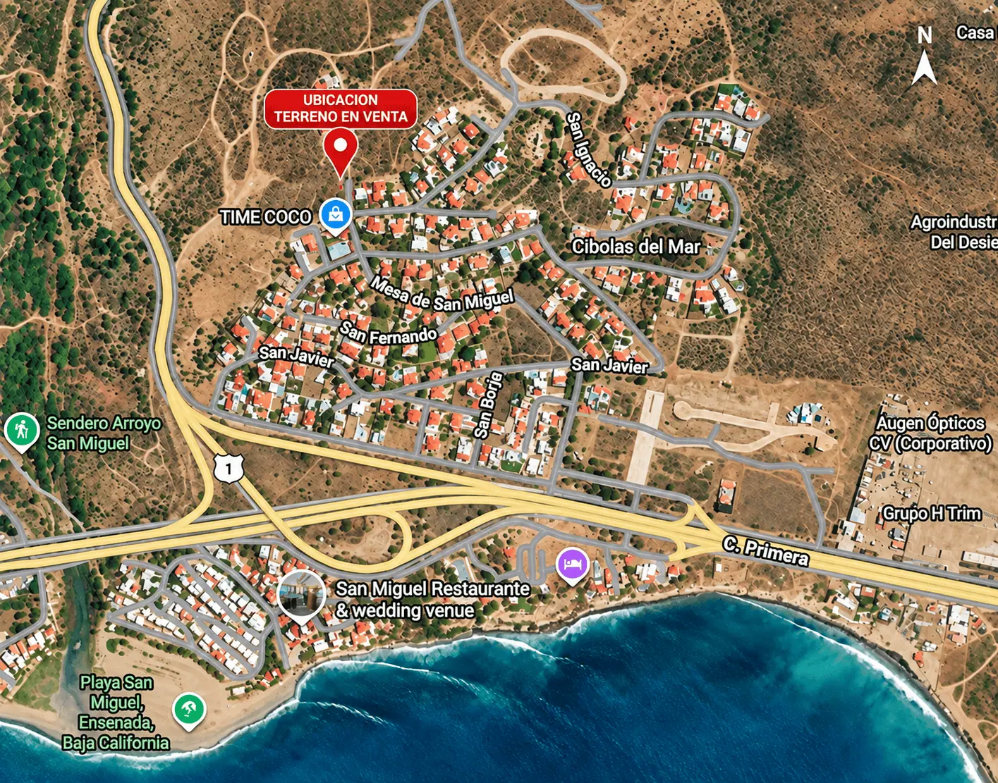 Terreno Residencial en venta en Cibolas del Mar, Ensenada, B.C.