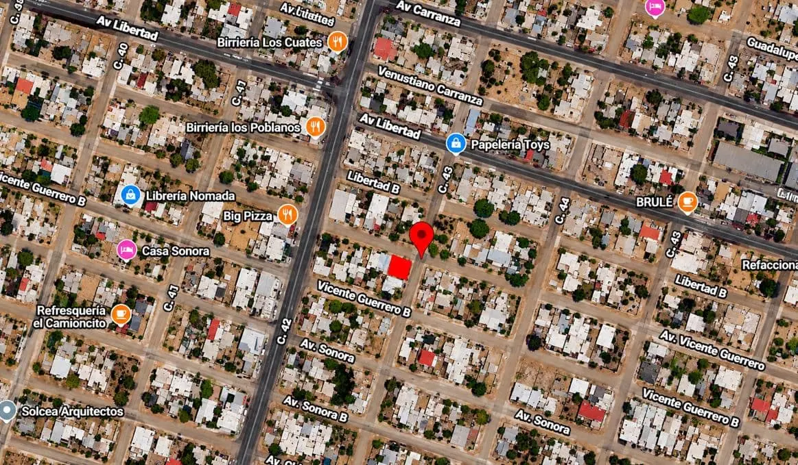 Casa en venta en esquina de Av. Guerrero y Calle 43 en S.L.R.C., Sonora.