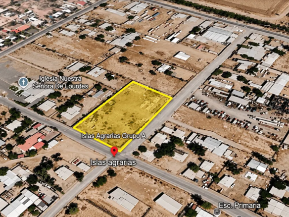 Terreno en venta en esquina en Islas Agrarias “A”, Mexicali, B.C.