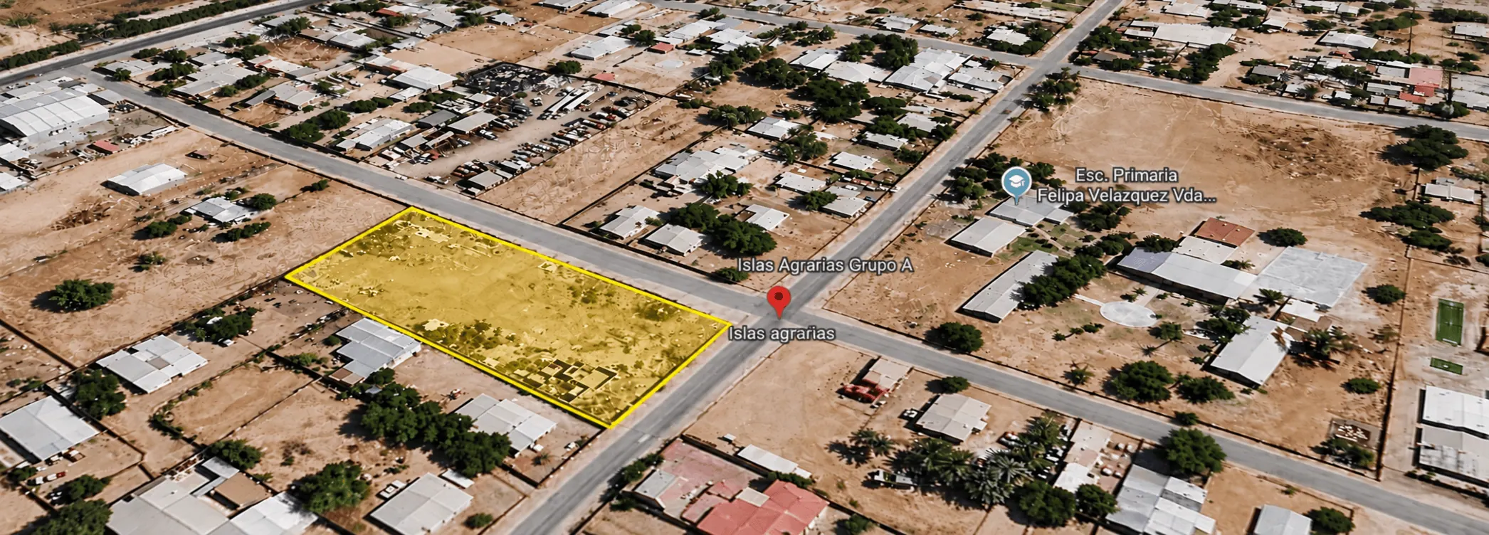 Terreno en venta en esquina en Islas Agrarias “A”, Mexicali, B.C.