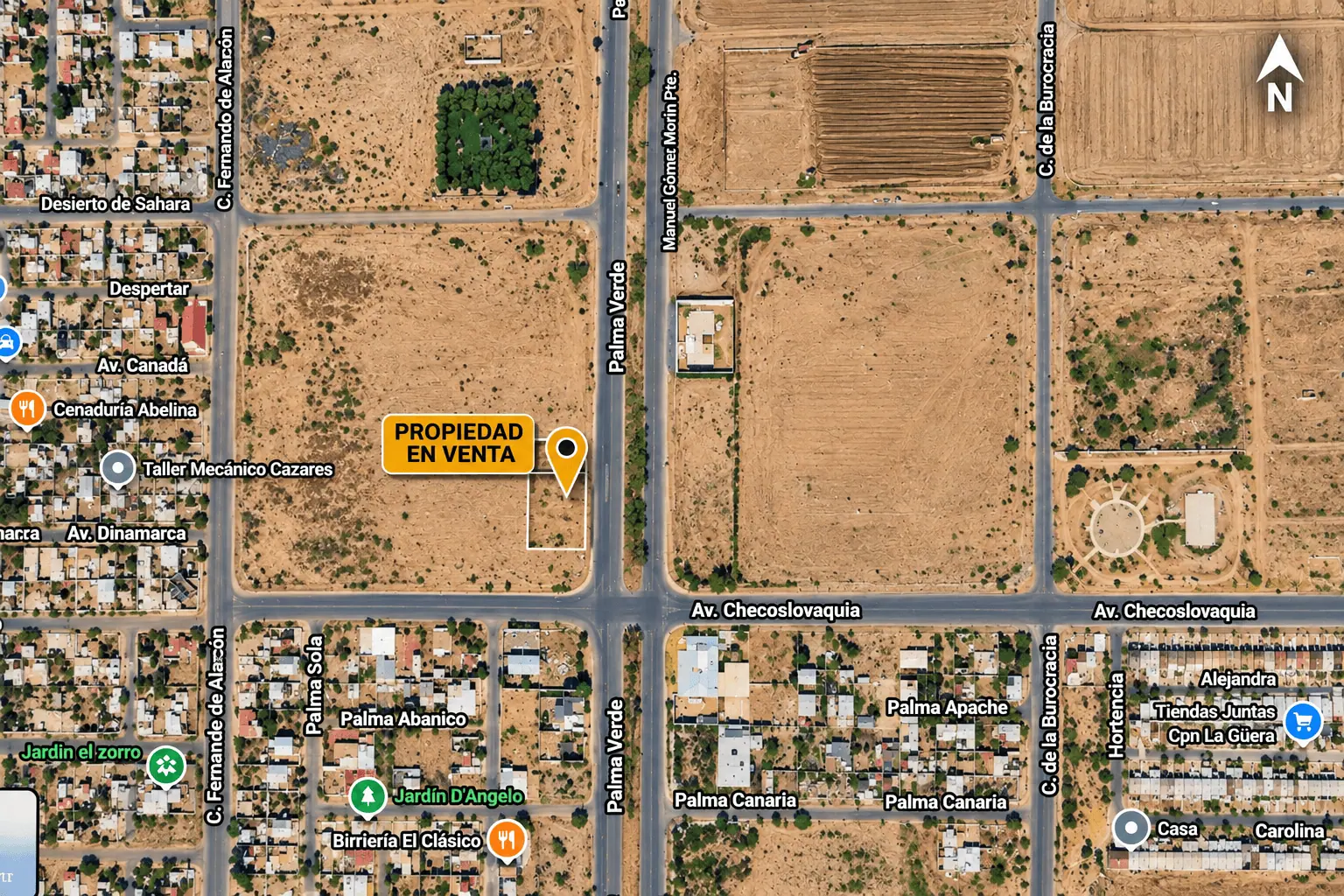 Terreno Comercial en Venta sobre Calzada Manuel Gómez Morín, Mexicali, B.C.