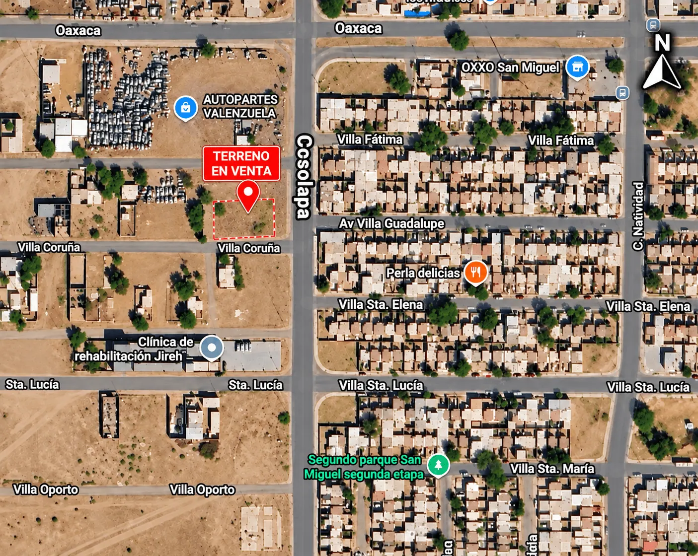 Terreno en venta en Villas Galicia, Mexicali, B.C.