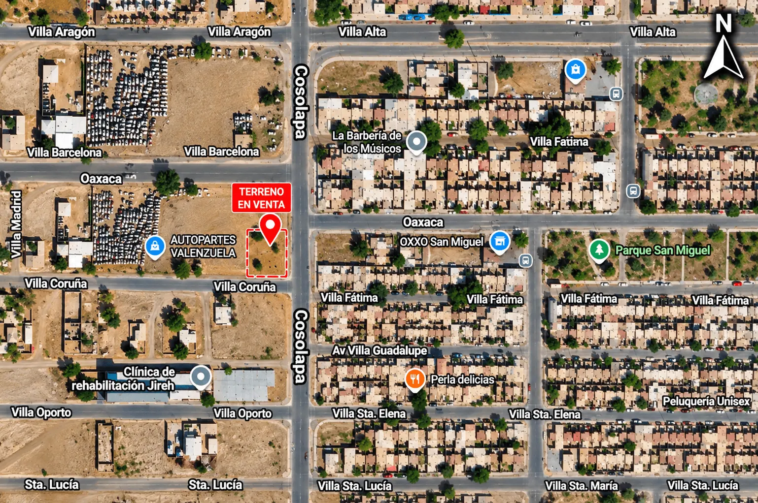 Terreno en venta en Villas Galicia, Mexicali, B.C.