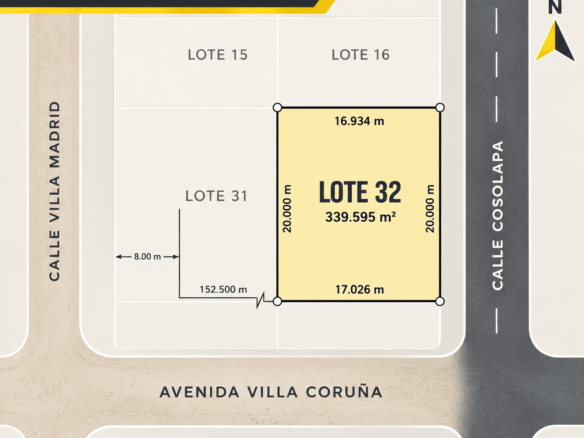 Terreno en venta en Villas Galicia, Mexicali, B.C.