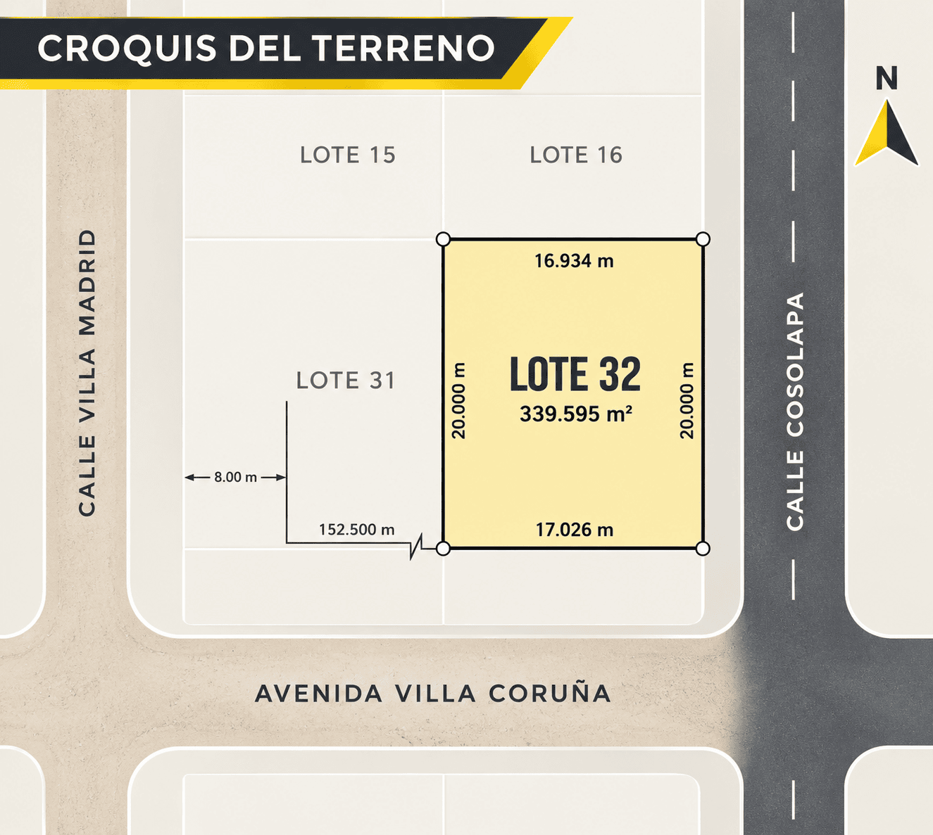 Terreno en venta en Villas Galicia, Mexicali, B.C.
