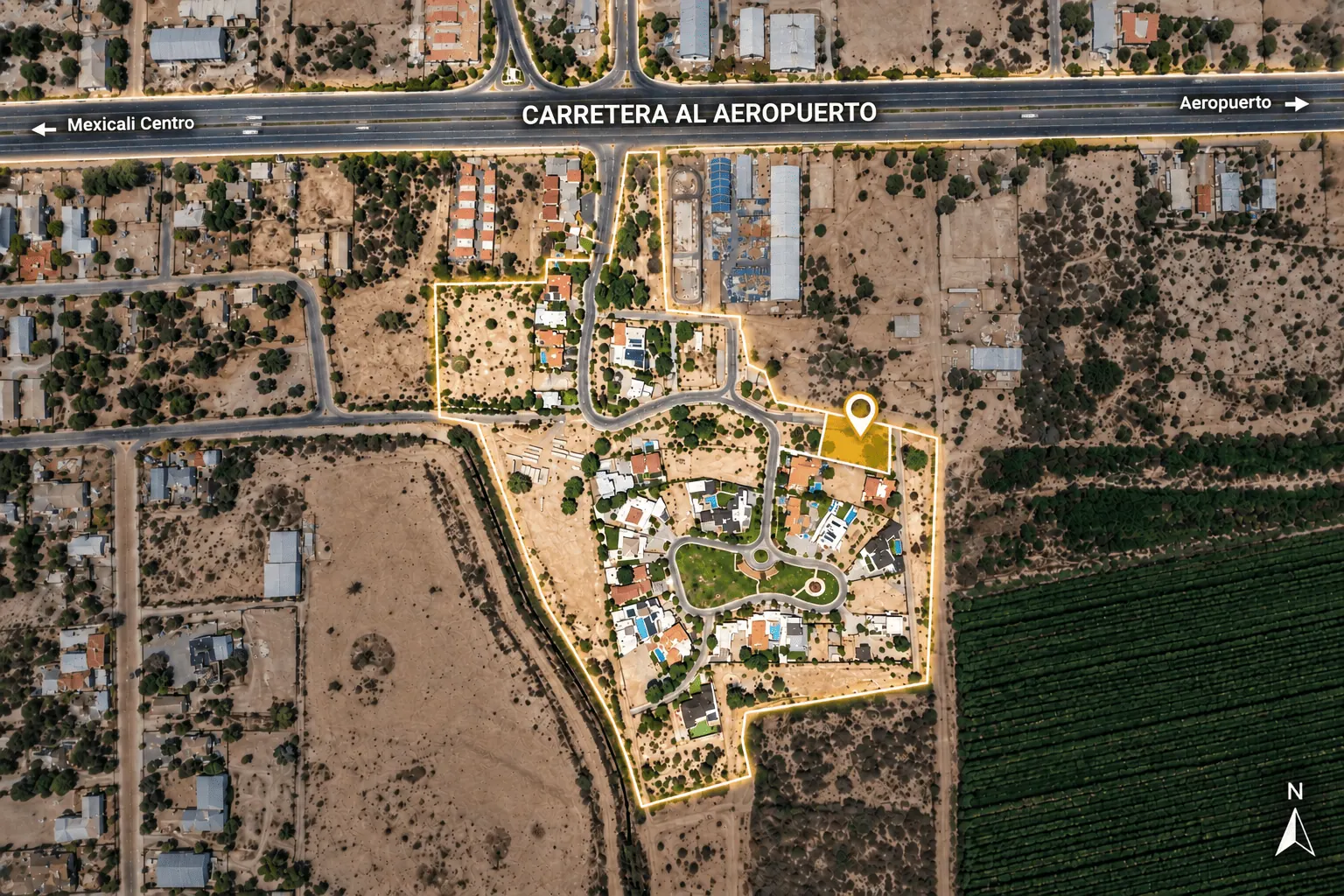 Terreno Residencial en venta San Agustin de las Palmas, Mexicali B.C.